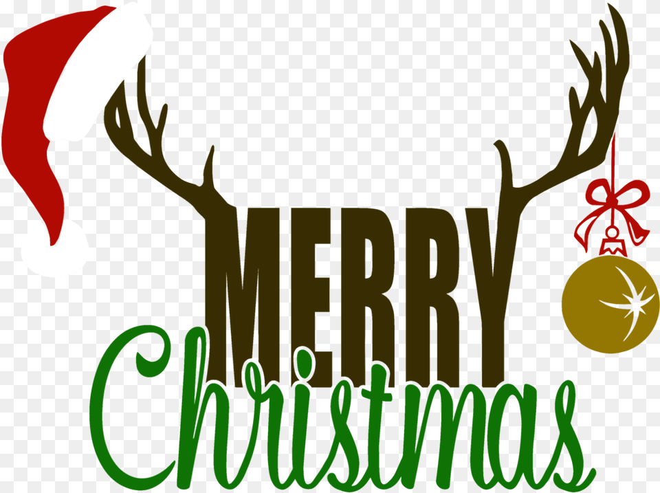 Merry Christmas Antlers, Baby, Person, Elf, Festival Free Png Download