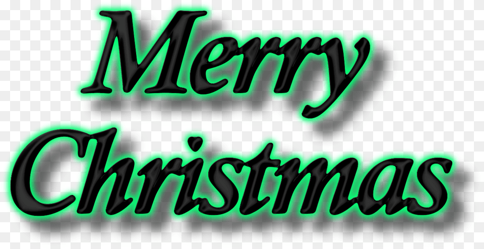 Merry Christmas Background Transparent Transparent Christmas Background, Green, Light, Text Free Png Download