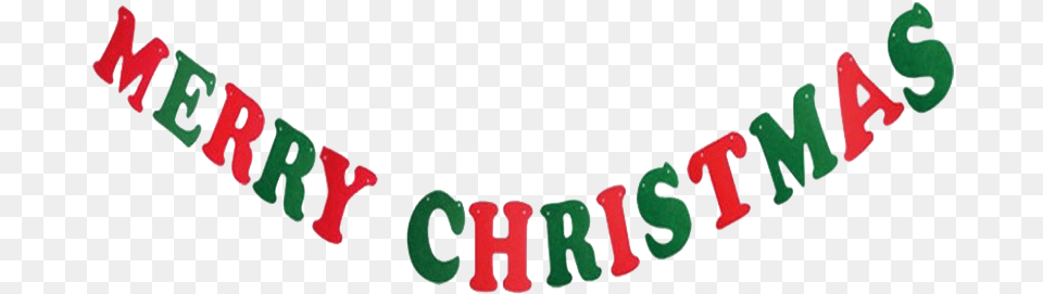 Merry Christmas Banner Christmas Decoration, Text Png Image