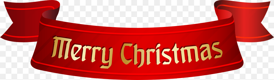 Merry Christmas Banner Flag, Text Png