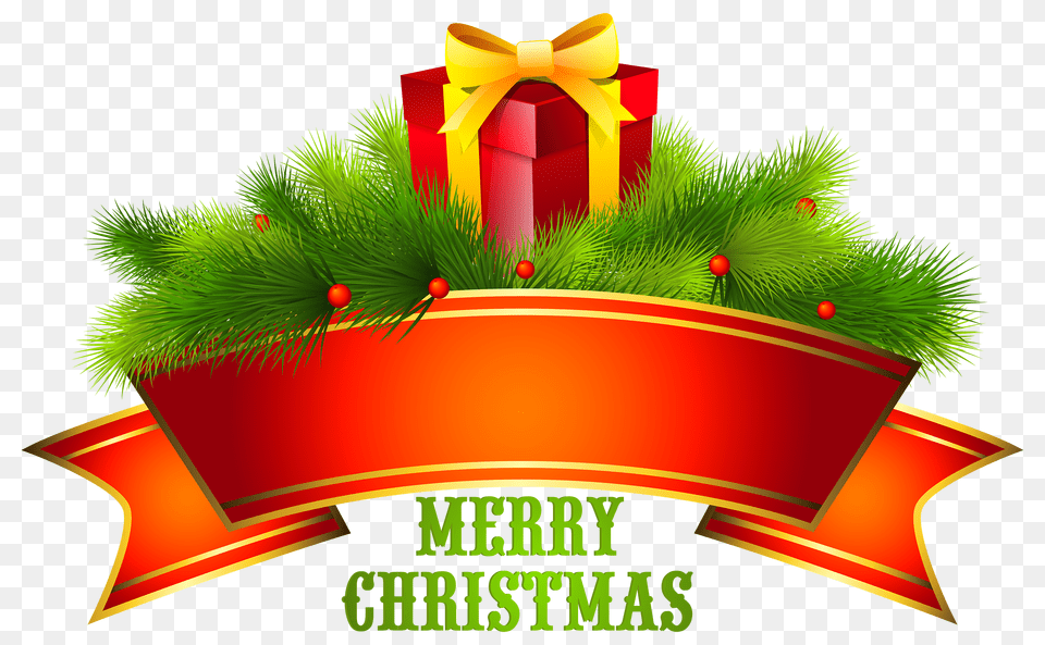 Merry Christmas Banner Merry Christmas Download Happy New Year 2020 Images, Art, Graphics, Green, Plant Png Image