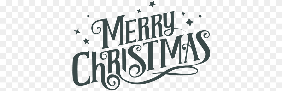 Merry Christmas Black Letras De Feliz Navidad En Ingles, Text Free Transparent Png