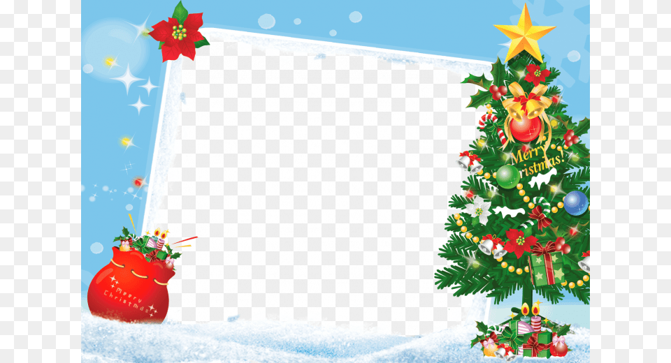 Merry Christmas Border, Christmas Decorations, Festival Free Png