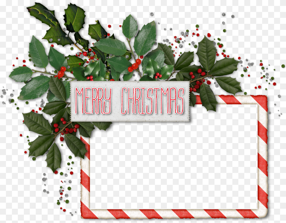 Merry Christmas Border Merry Christmas Frame, Plant, Food, Fruit, Produce Free Png Download