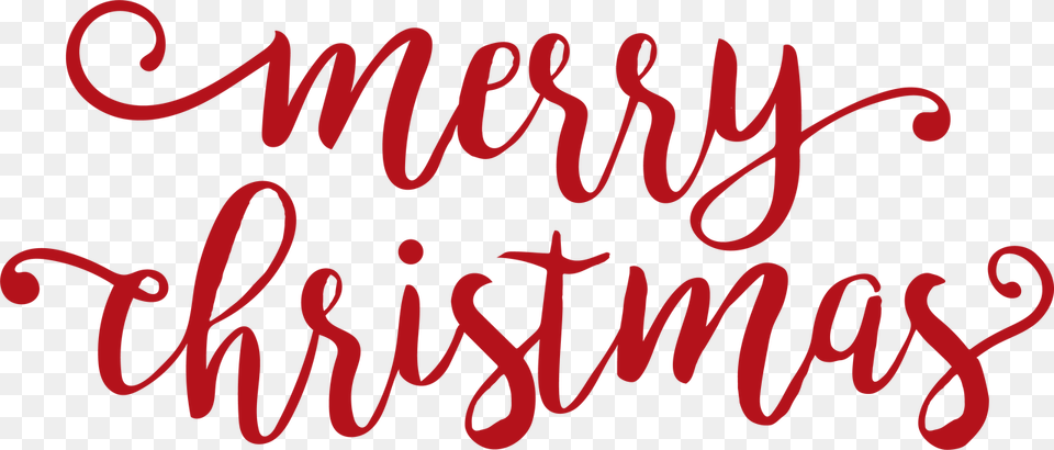 Merry Christmas Calligraphy, Text Png