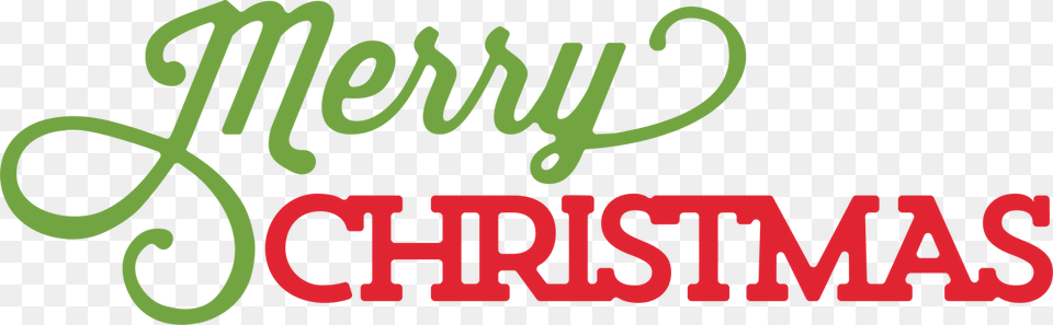 Merry Christmas Calligraphy, Green, Text Png