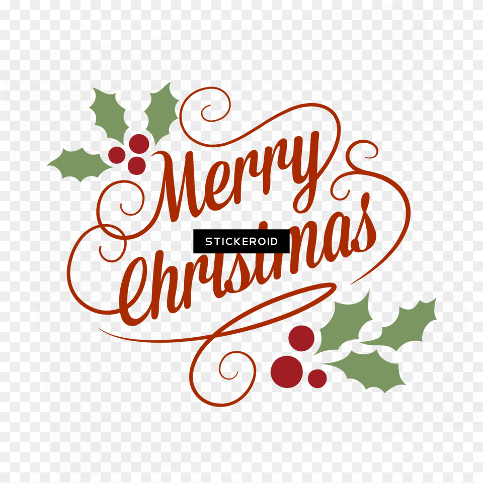 Merry Christmas Classical Vintage Sign Merry Christmas Cake Topper, Text Free Transparent Png
