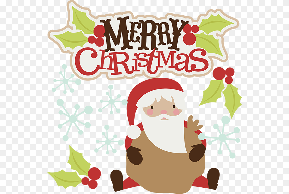 Merry Christmas Clipart Cute Merry Christmas Greetings Clip Art, Advertisement, Publication, Book, Poster Png Image