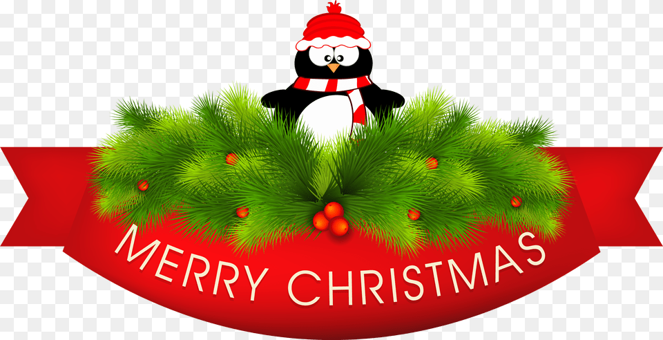 Merry Christmas Clipart Decoration Free Png