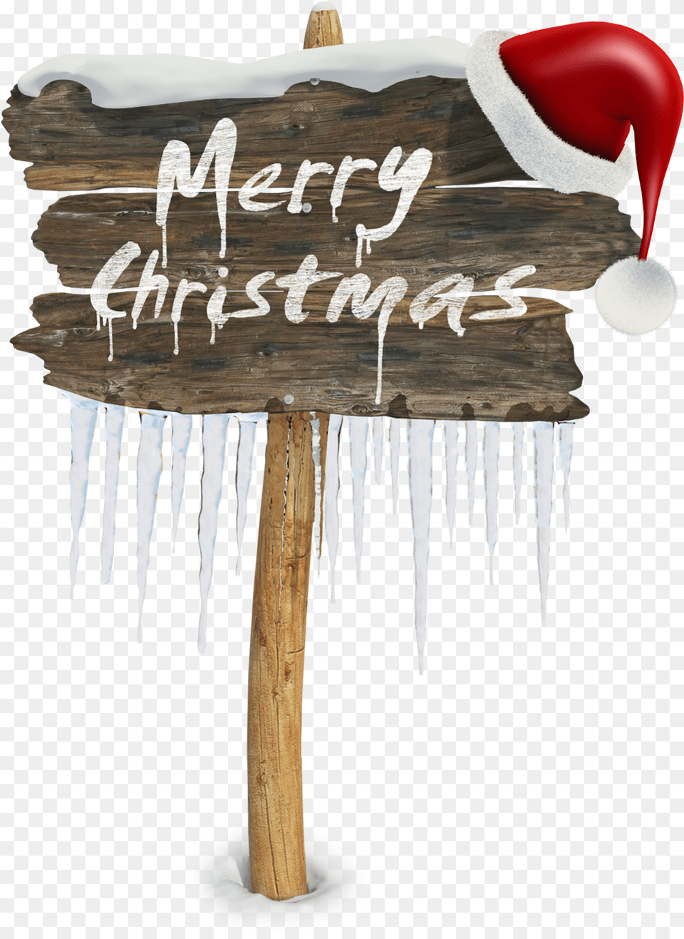 Merry Christmas Clipart Merry Christmas Sign, Ice, Nature, Outdoors, Winter Free Transparent Png