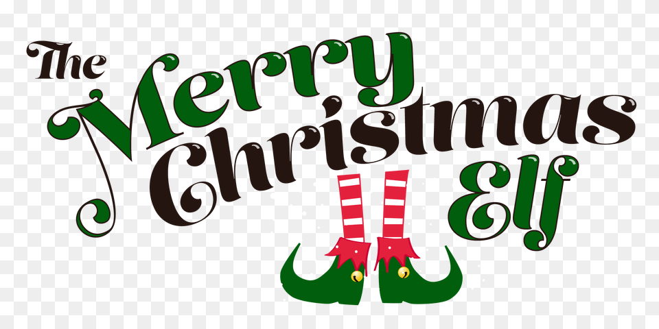 Merry Christmas Elf Logo Christmas Elf Logos, Clothing, Footwear, Shoe, Text Free Png Download