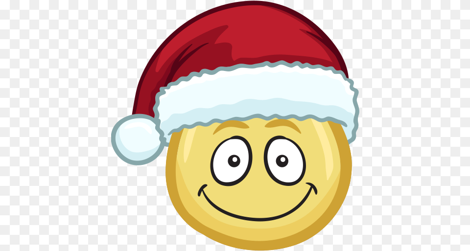 Merry Christmas Emojis Sad Santa Claus Emoji, Food, Sweets Free Png