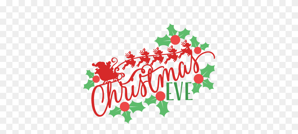 Merry Christmas Eve Clipart, Text, Art, Floral Design, Graphics Free Transparent Png