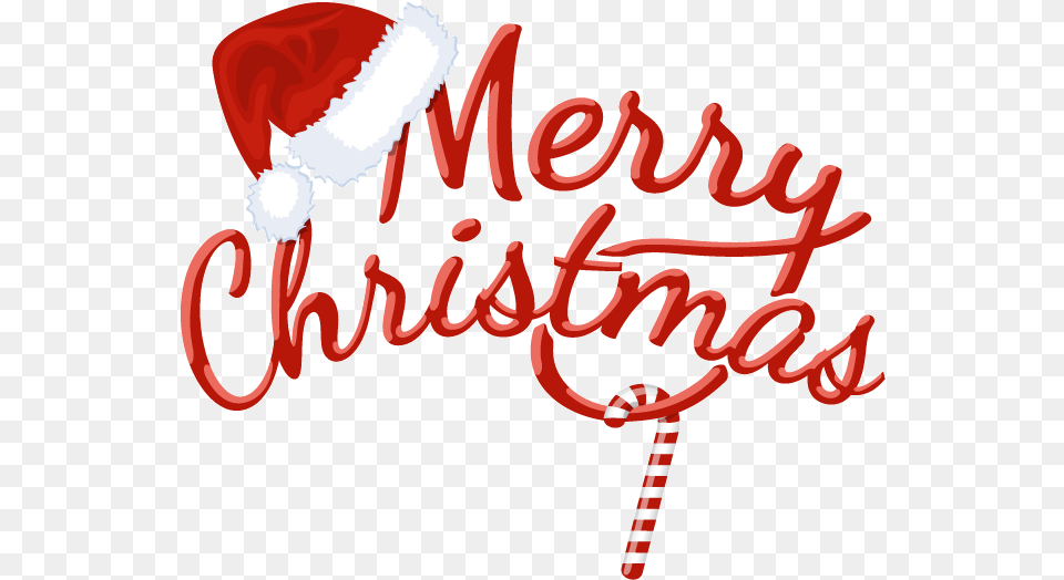 Merry Christmas Fonts Hats Logo, Text, Clothing, Hat Free Transparent Png