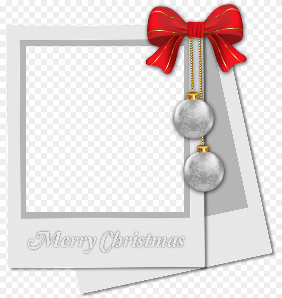 Merry Christmas Frame Photo Image, Accessories, Earring, Jewelry Free Png
