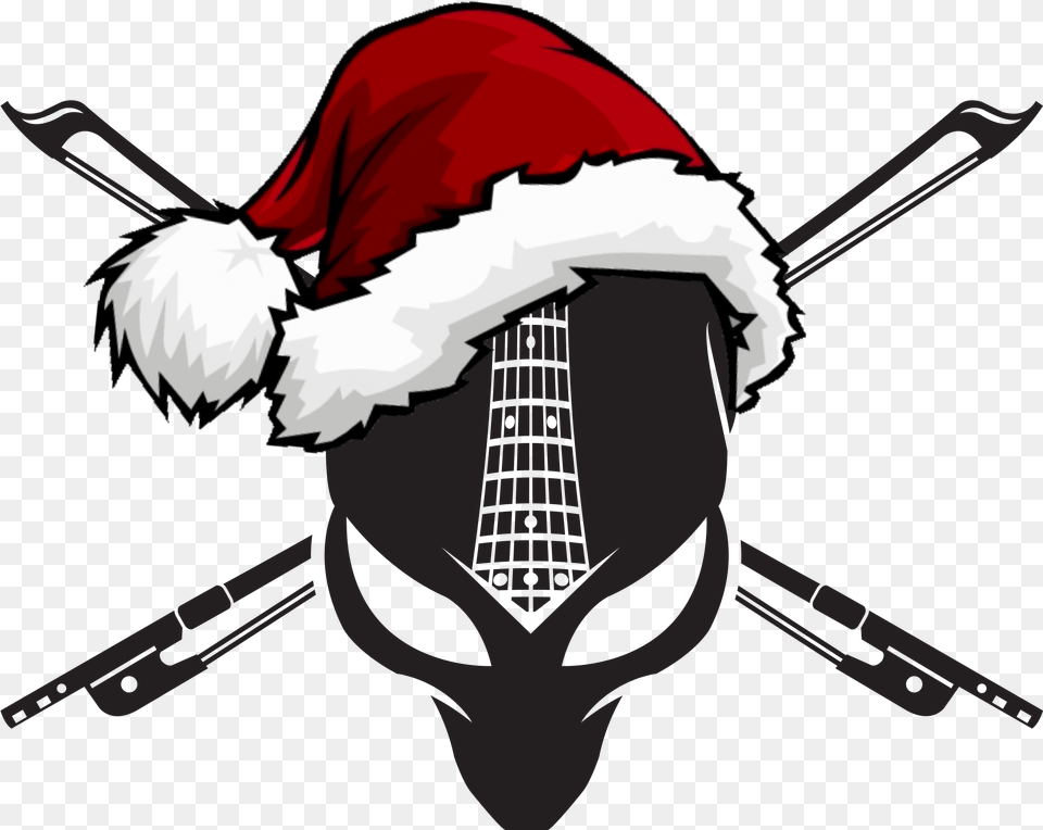 Merry Christmas From Little Known Alien Cartoon Transparent Santa Hat, People, Person, Sword, Weapon Free Png Download