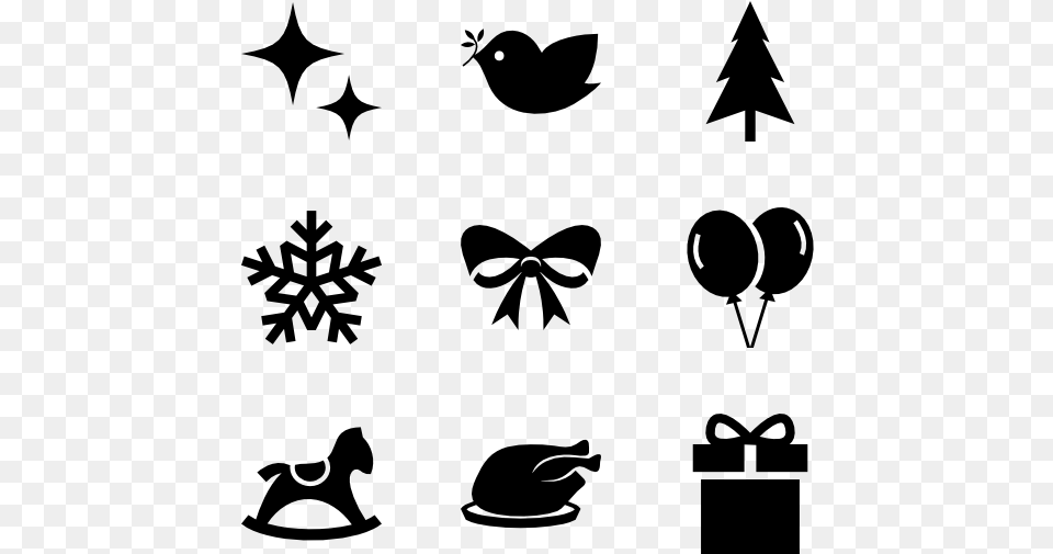 Merry Christmas Full Merry Christmas Icon, Gray Free Png Download