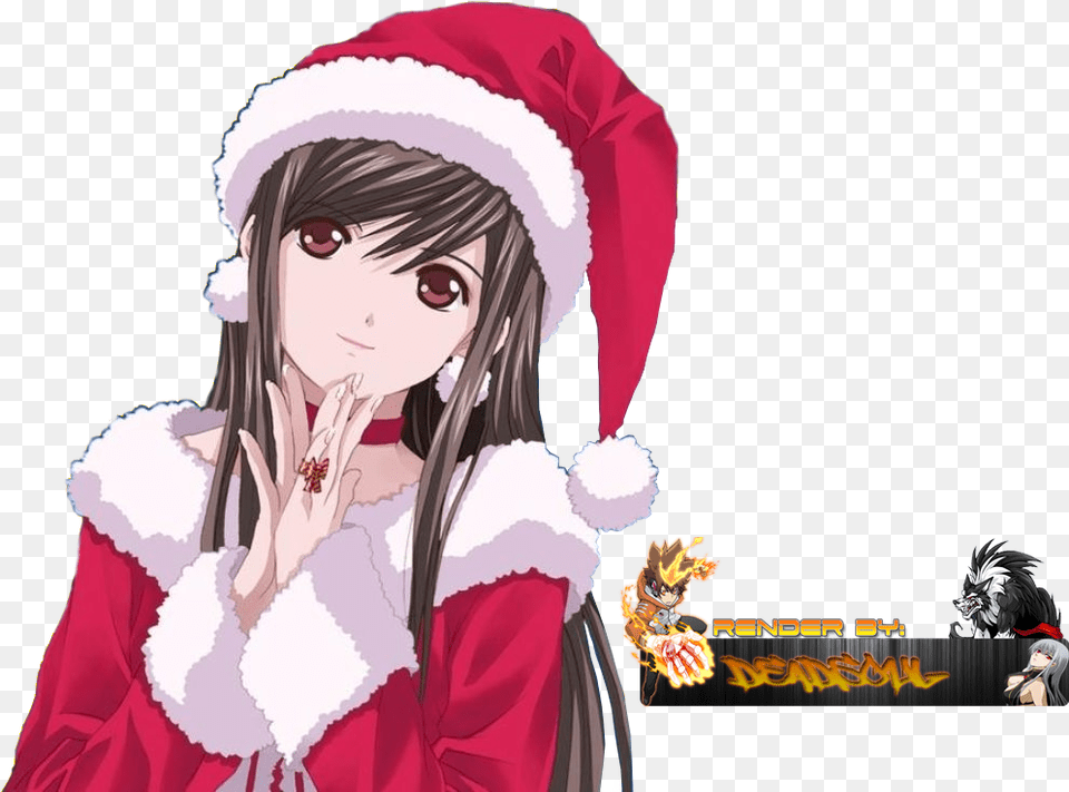 Merry Christmas Girl Anime, Book, Comics, Publication, Adult Png