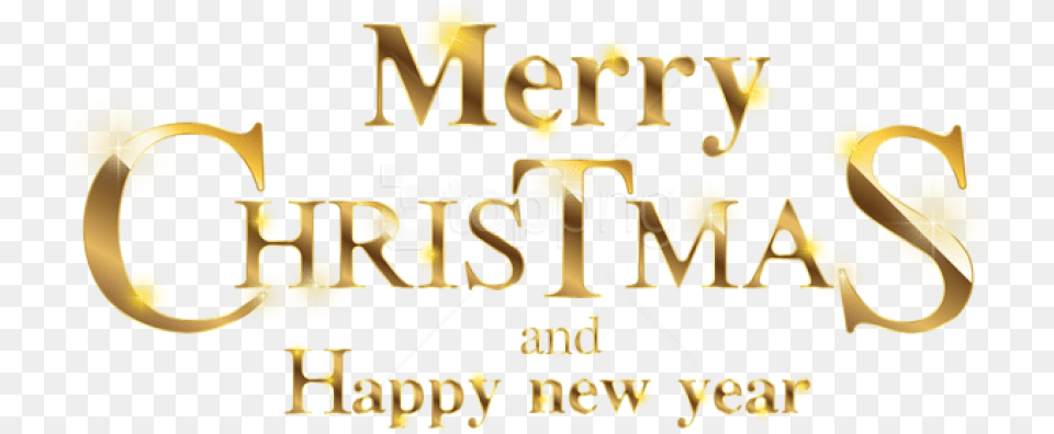 Merry Christmas Gold Gold Foil Merry Christmas Gold, Treasure, Text Free Transparent Png