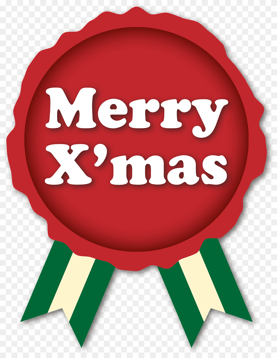 Merry Christmas Label Clipart, Badge, Logo, Symbol Free Transparent Png