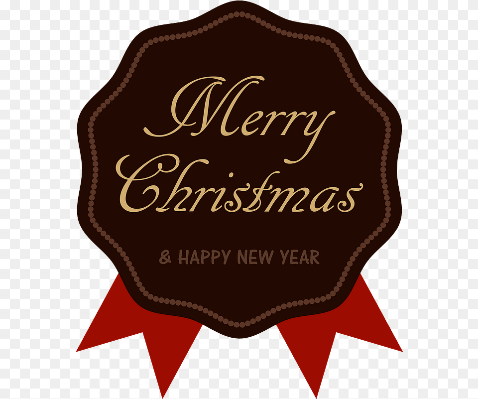 Merry Christmas Label Clipart Event, Person, Book, Publication Png Image