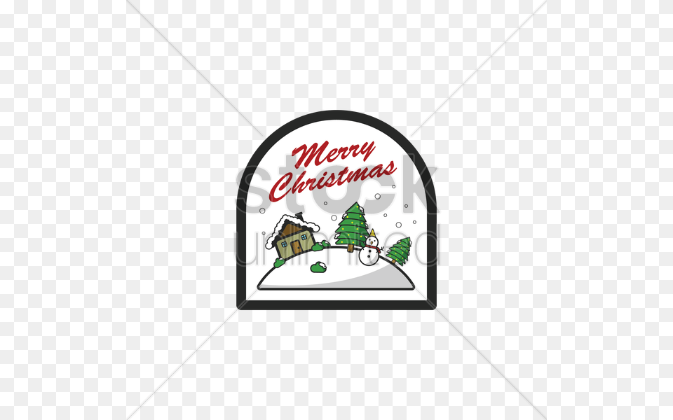 Merry Christmas Label Vector Image, Arch, Architecture, Tunnel Free Transparent Png