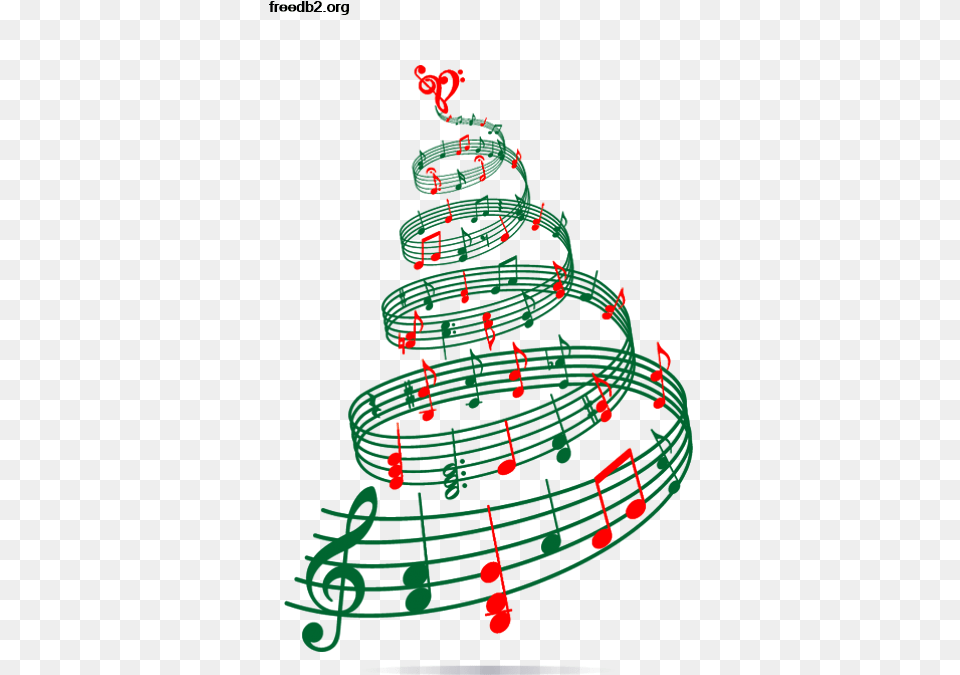 Merry Christmas Music Notes, Christmas Decorations, Festival, Spiral Png