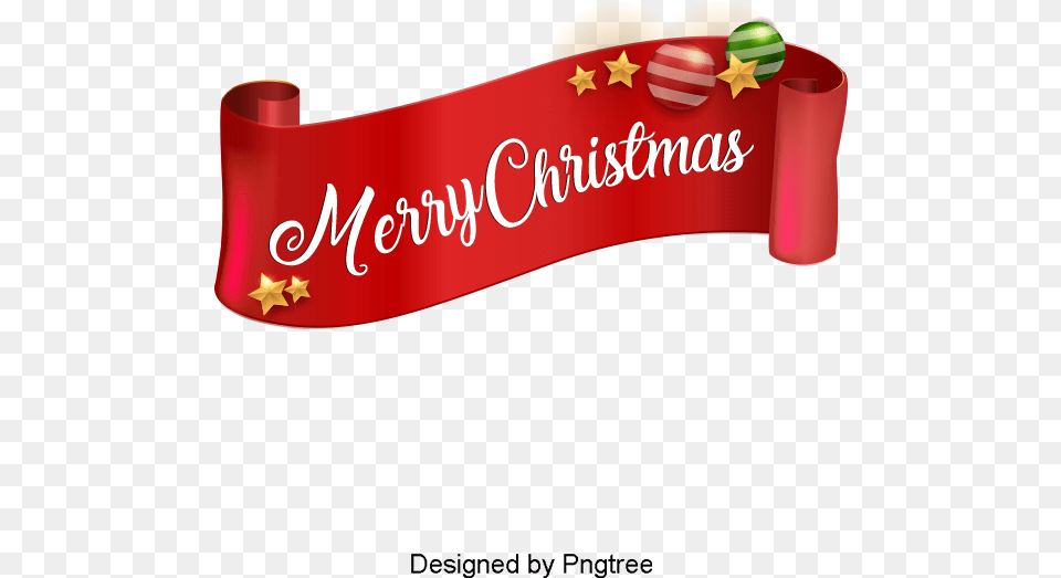 Merry Christmas Ribbon, Dynamite, Weapon, Text Free Png Download