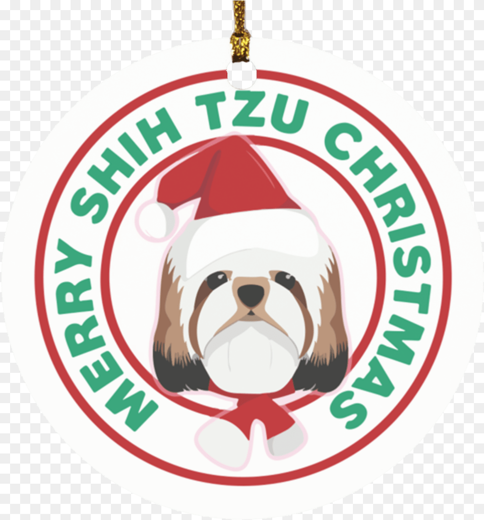 Merry Christmas Shih Tzu Ornament Gyan Sthali Academy Etawah, People, Person, Baby, Face Png