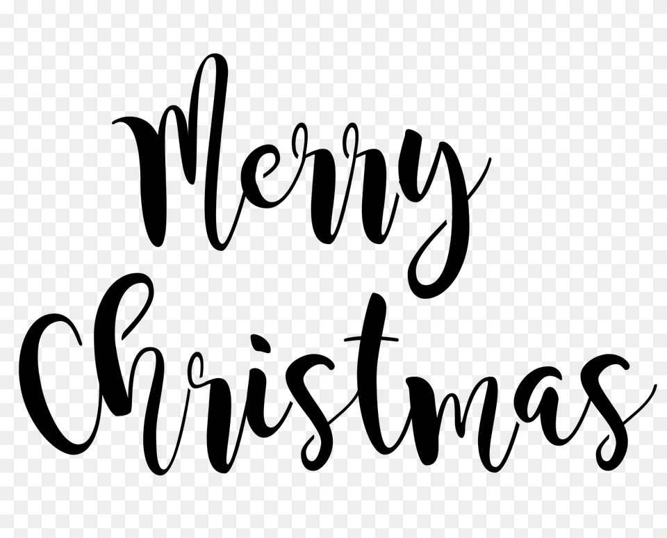Merry Christmas Stencil, Text, Calligraphy, Handwriting Png