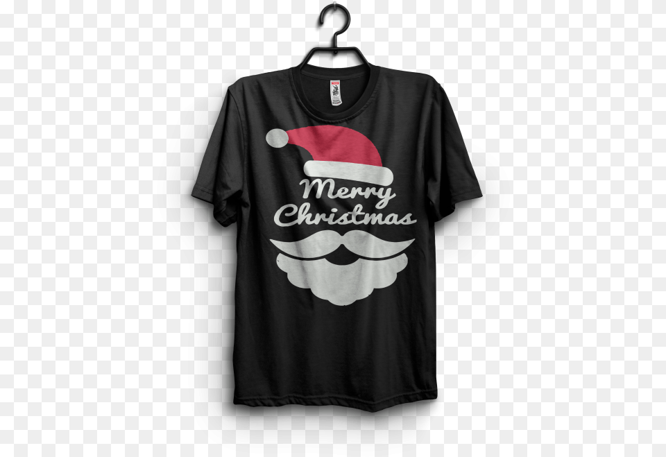 Merry Christmas T Shirt Design, Clothing, T-shirt Png