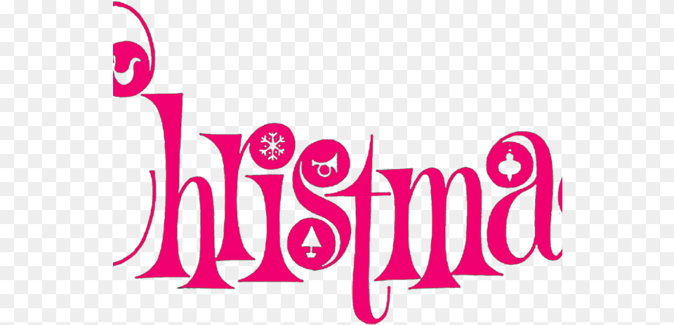 Merry Christmas Text Clipart Pink Scotch For Christmas, Art, Graphics Free Png