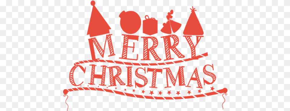 Merry Christmas Text Transparent, Clothing, Hat, Circus, Leisure Activities Png Image