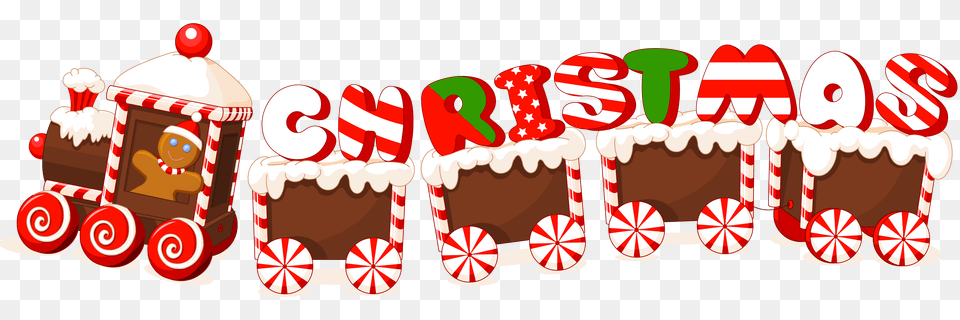 Merry Christmas Train Sign, Food, Sweets, Cream, Dessert Png Image