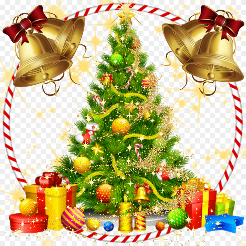 Merry Christmas Tree, Christmas Decorations, Festival, Chandelier, Lamp Png