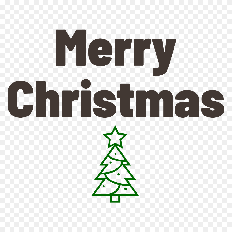 Merry Christmas Tree, Green, Plant, Christmas Decorations, Festival Png Image