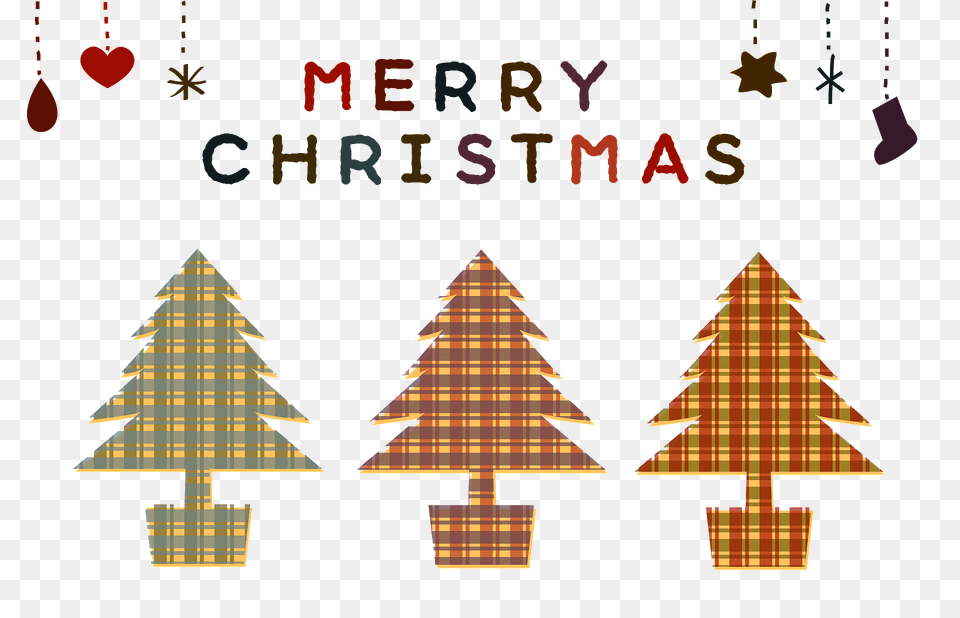 Merry Christmas Tree Clipart, Triangle, Accessories, Christmas Decorations, Festival Free Png Download