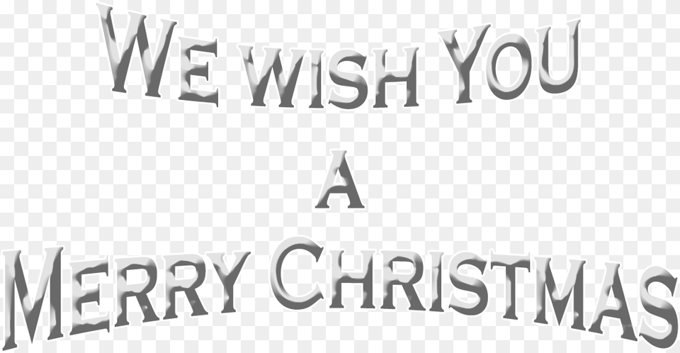 Merry Christmas We Wish You A Merry Christmas, Text Free Png