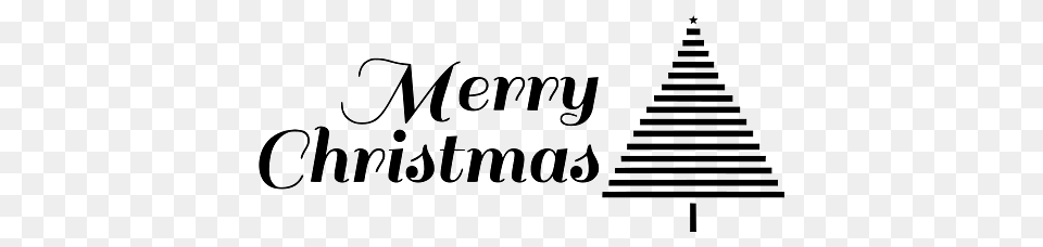 Merry Christmas Wish And Tree Decoration, Text Free Png Download