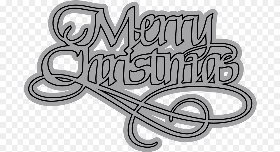 Merry Christmas Words A Way With Words Merry Calligraphy, Text, Bulldozer, Machine, Handwriting Free Png