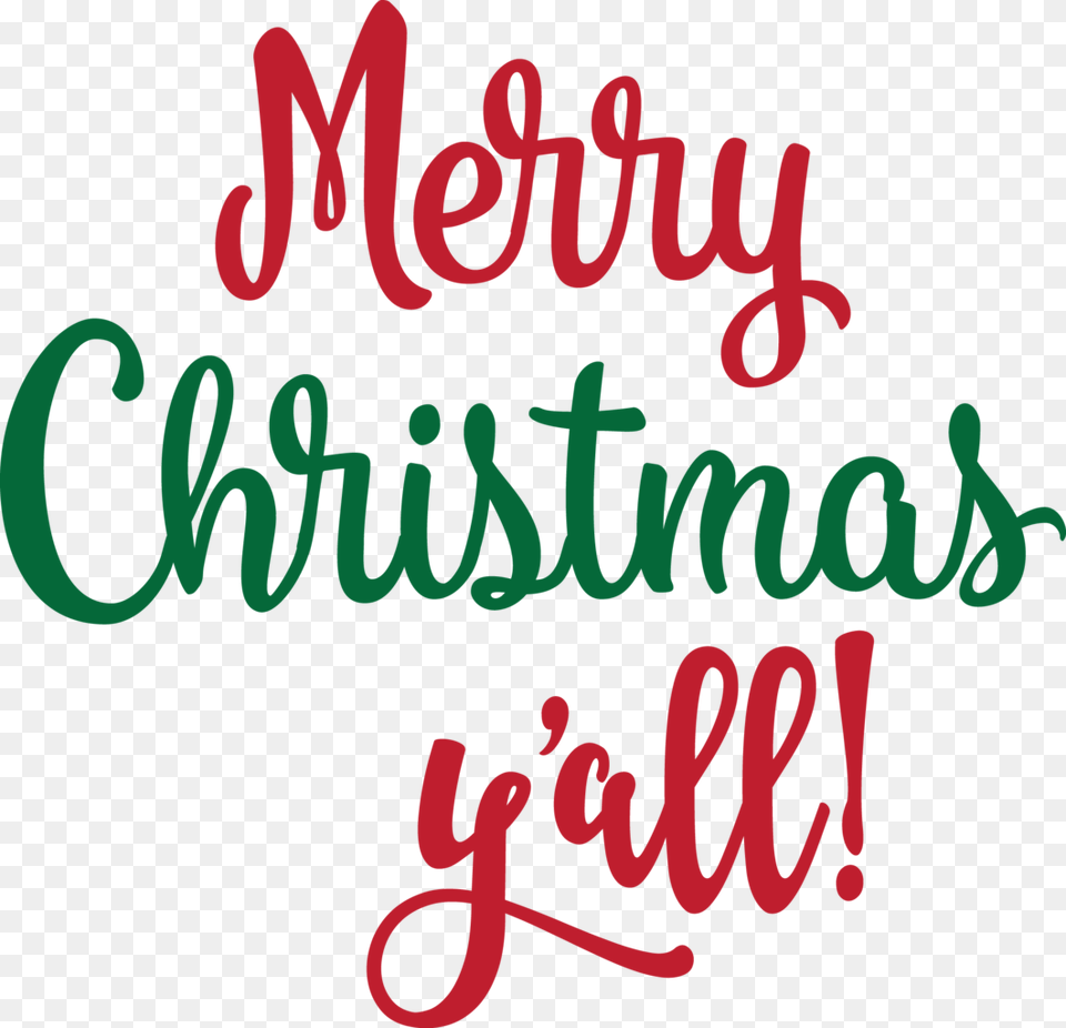 Merry Christmas Yall Svg, Text, Handwriting, Calligraphy, Dynamite Png