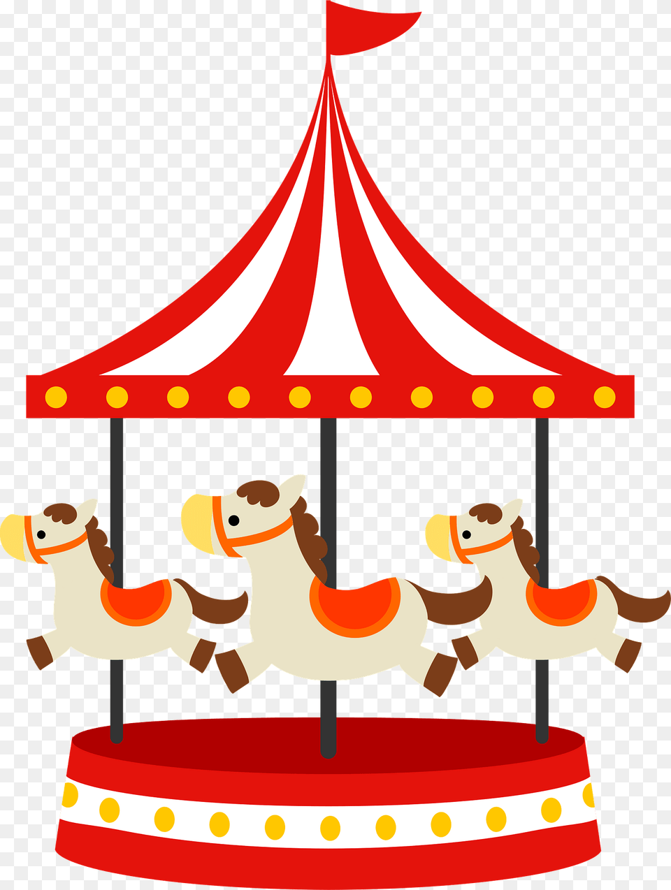 Merry Go Round Clipart, Amusement Park, Carousel, Play Png