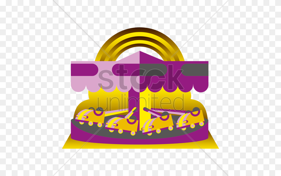 Merry Go Round Ride Vector Amusement Park Png Image