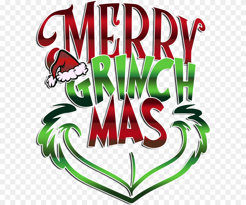 Merry Grinchmas Christmas Funny Ugly Christmas Sweater Illustration, Dynamite, Weapon, Logo Free Png Download