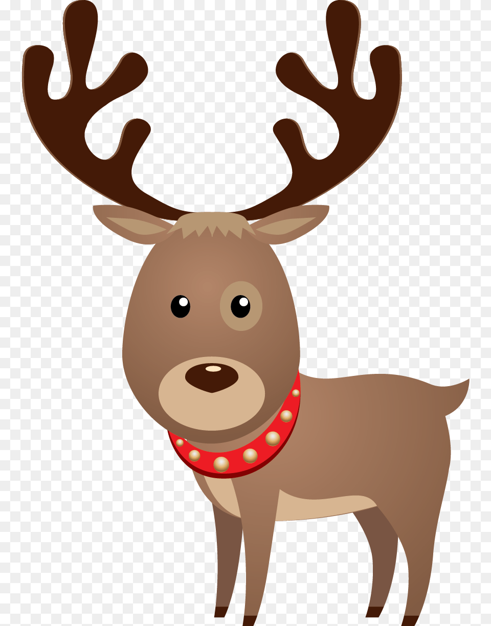 Merry Medisolving Deer Cartoon, Animal, Elk, Mammal, Wildlife Free Png