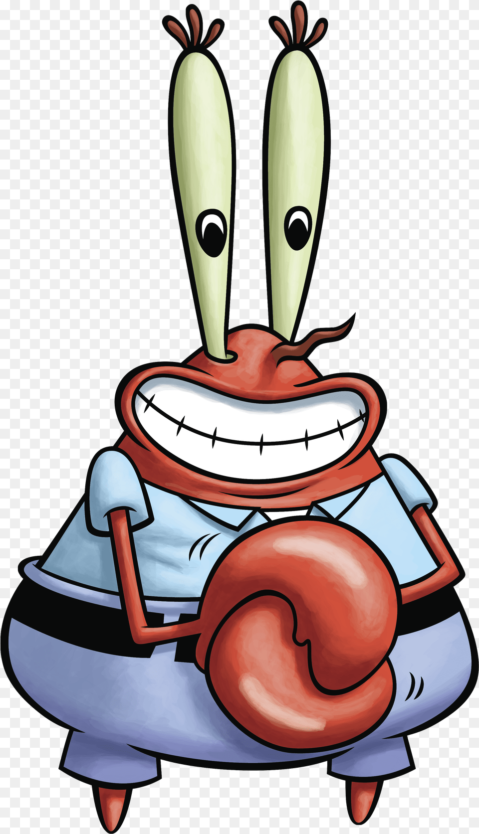 Merry Nickmas Mr Krabs Transparent Background, Cartoon, Person, People, Animal Png Image