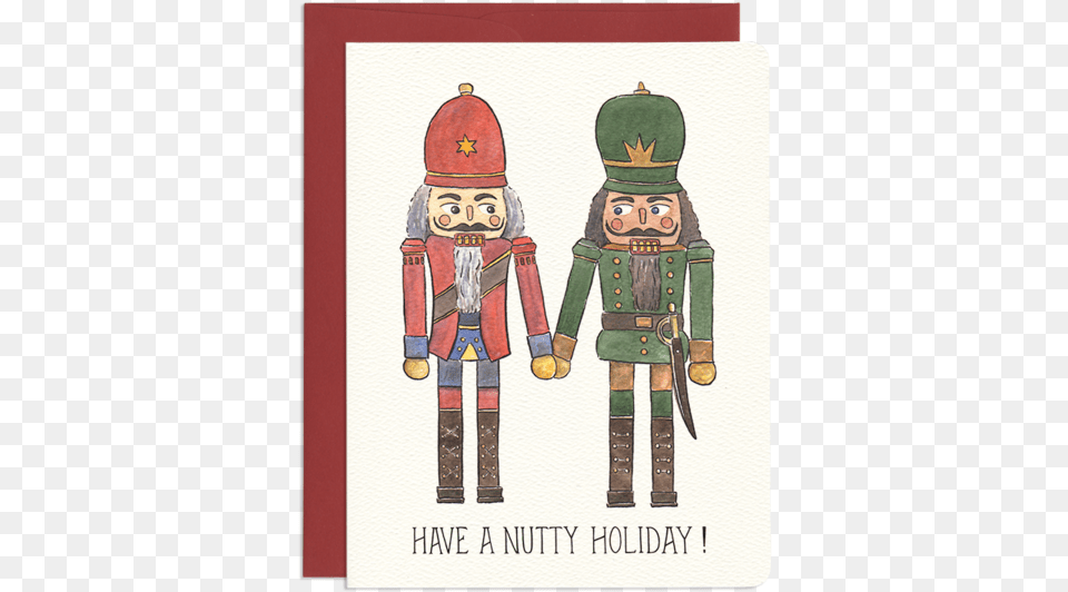 Merry Nutcrackers Holiday Greeting Card Nutcracker Puns, Boy, Child, Male, Person Free Png