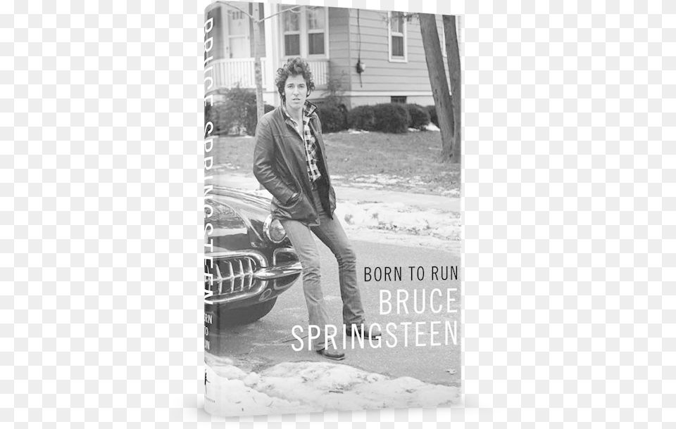 Merry Reading Your Holiday Gift Book Guide Bruce Springsteen Born To Run Book, Head, Coat, Clothing, Person Free Png Download