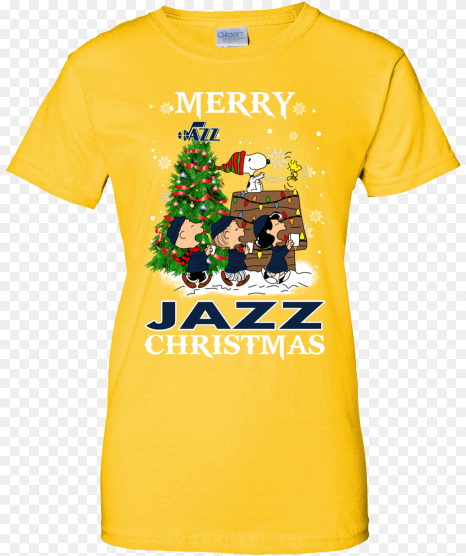 Merry Utah Jazz Christmas Snoopy Ugly Sweater Style Shirt, Clothing, T-shirt, Face, Head Png Image