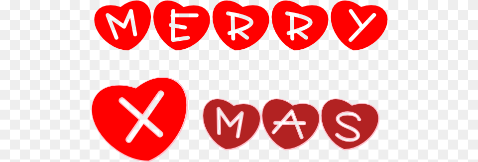 Merry X Mas Text Logo Icon Transparent Pngbg Heart, Dynamite, Weapon Free Png Download